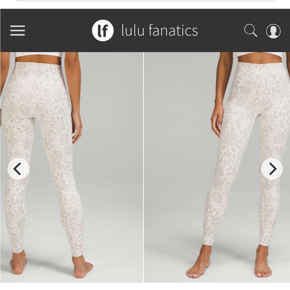 Lululemon Align High-Rise Pant 28 Sz Cheetah Camo Antique